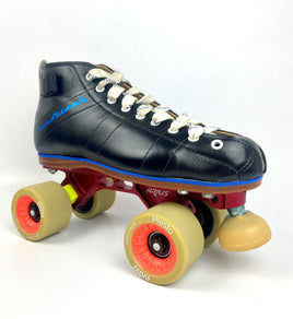 Riedell Blue Streak Skate w Red Arius Plate