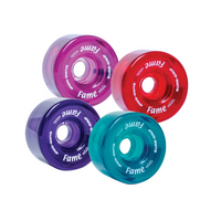 Suregrip Fame Wheels CLEAR COLOUR 57mm 95a 8Pack