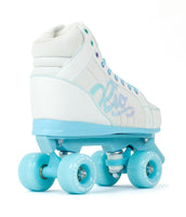 Rio Roller Lumina Roller Skates White Blue + FREE SFR SKATE BAG