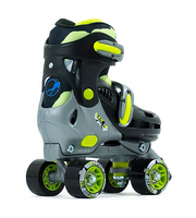 SFR Hurricane III Quad Roller Skates - Black Yellow