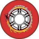 Kryptonics Wheels Diablo 80mm 82a Red - Each