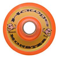 Landyachtz Wheels Monster Hawgs 76mm/80a Orange 4 Pack