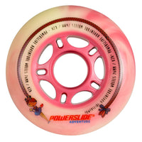 Powerslide Princess Girls 76mm 80a  4 Pack