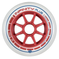 Powerslide Infinity Plus 110mm Wheels Red 4 Pack