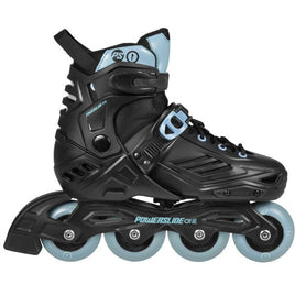 Powerslide Khaan Junior LTD Black Blue Inline Skates