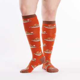 Sock it to Me Turkey Time Knee High Socks