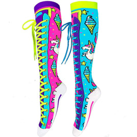 MADMIA Unicorn Toddler (aged 3-5) Knee High Socks